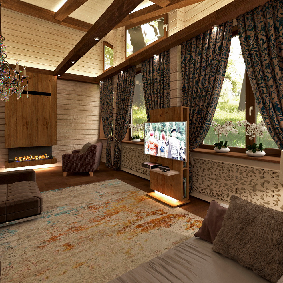 Проект части загородного дома в коттеджном поселке по Симферопольскому шоссе.