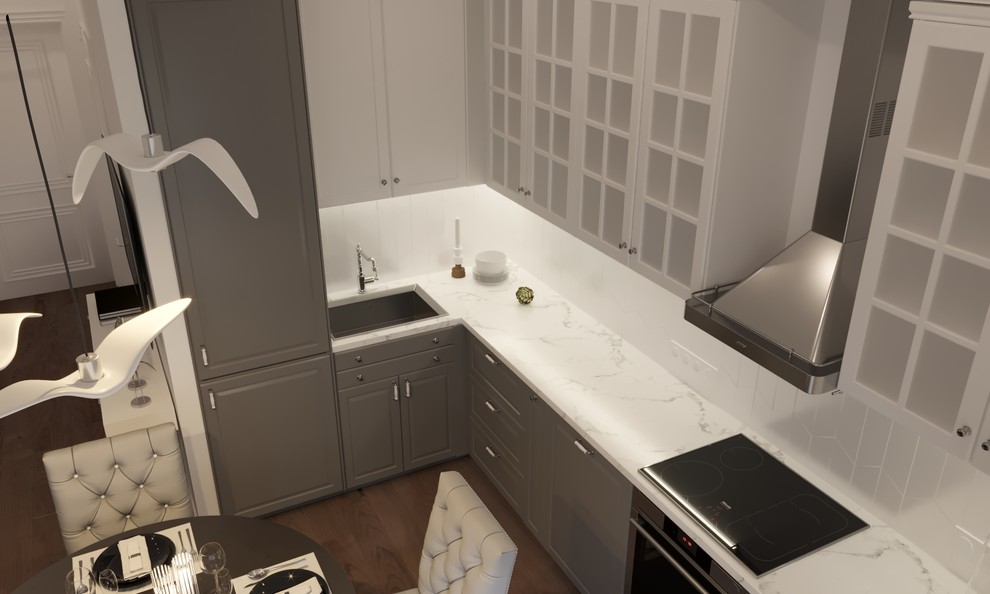 Дизайн-проект квартиры в ЖК "ЗИЛАРТ" 45 кв.м.