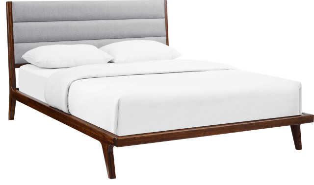 Mercury Upholstered Platform Bed, Exotic King Size Beds