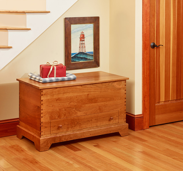 Traditional Shaker Blanket Chest Traditional Entry Portland Maine