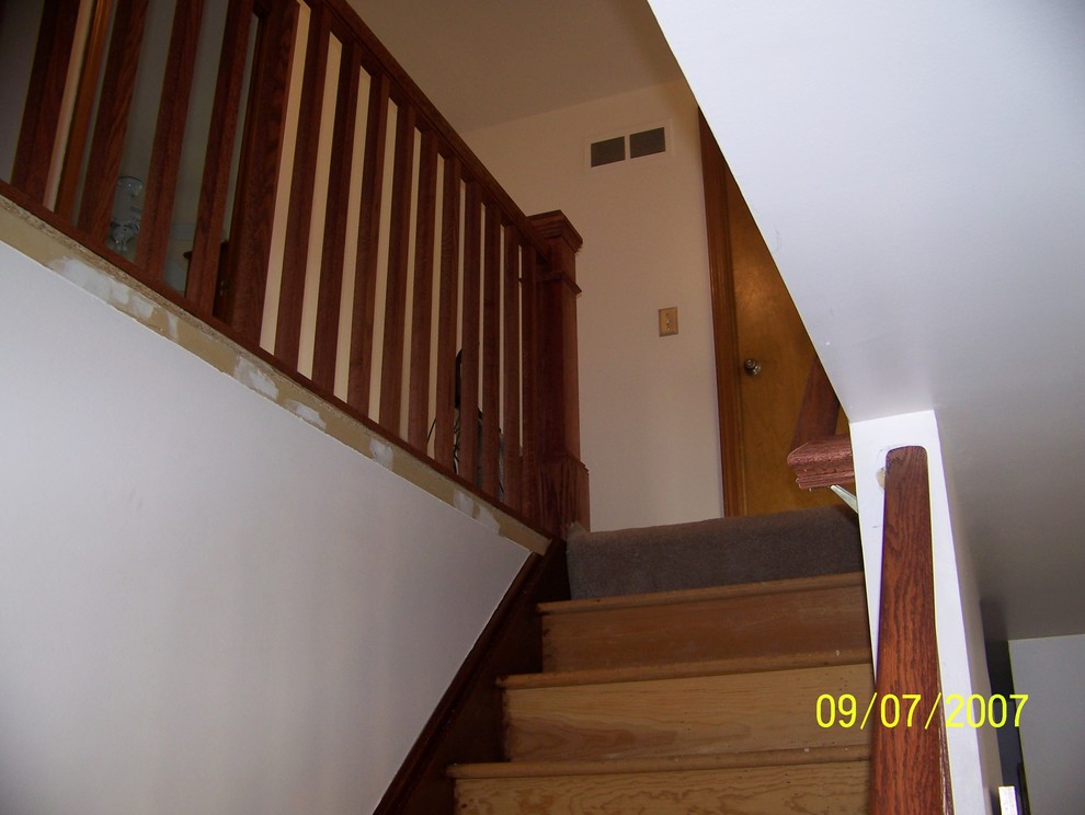 Bild på en amerikansk trappa
