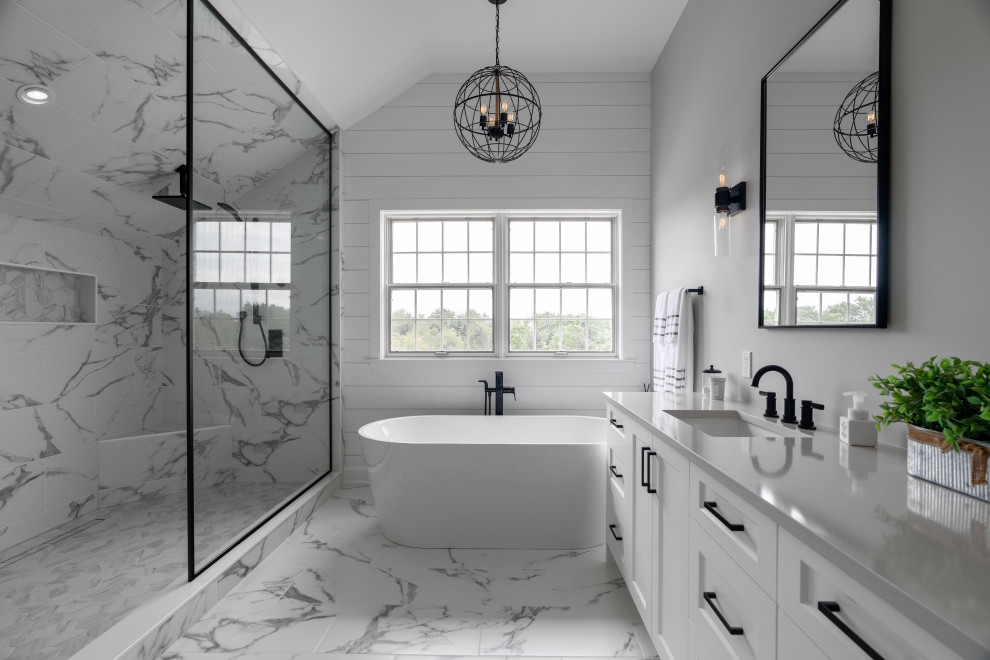 Lewis Road Farmhouse - Bathroom Remodel