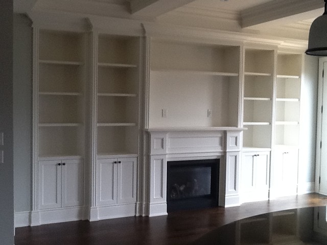 Custom Millwork traditional-living-room