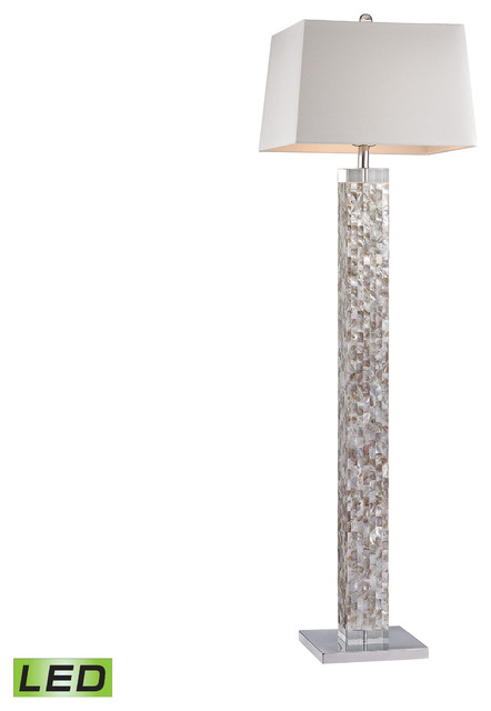 Mother Of Pearl Led Floor Lamp