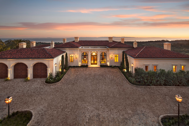 Classic Palladian Villa mediterranean-exterior
