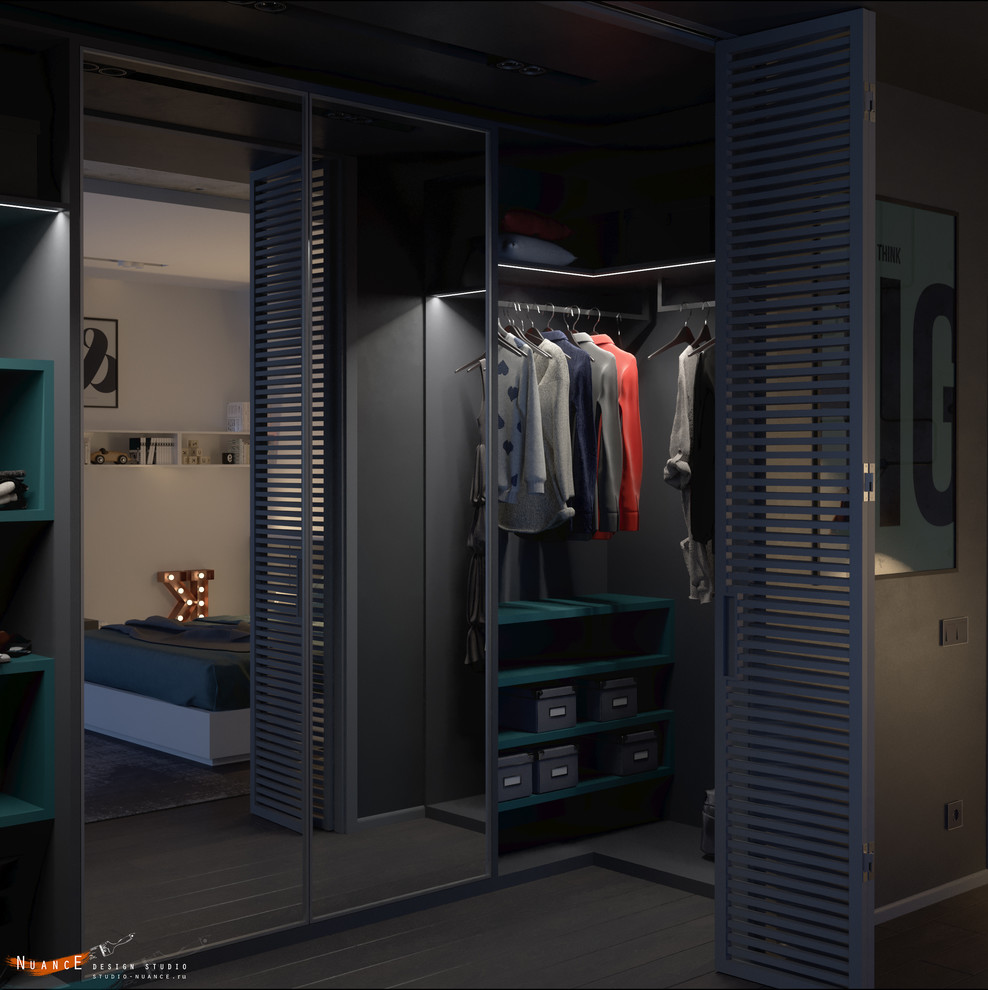 Комната для молодой девушки. Простота линий и форм