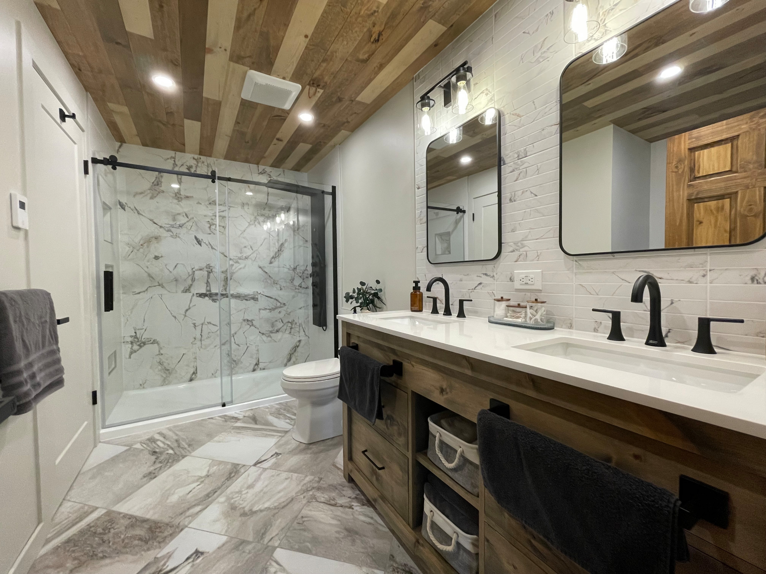 Modern / Rustic Bathroom Renovation