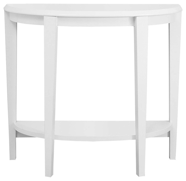 Monarch 36 Console Accent Table Transitional Tables Monarch 36 Console Accent Table White