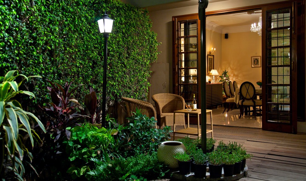 Photo of an eclectic patio in Delhi.