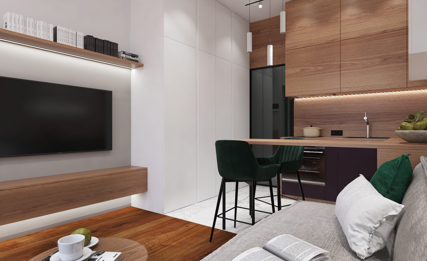 Квартира-студия в ЖК "Граф Орлов"