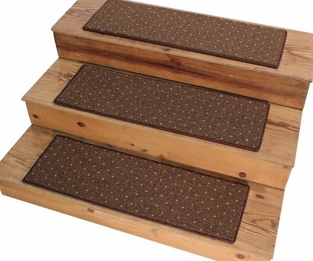 Dog Assist Carpet Stair Treads 8"x24" Power Point Abbeystone, Set Of 13