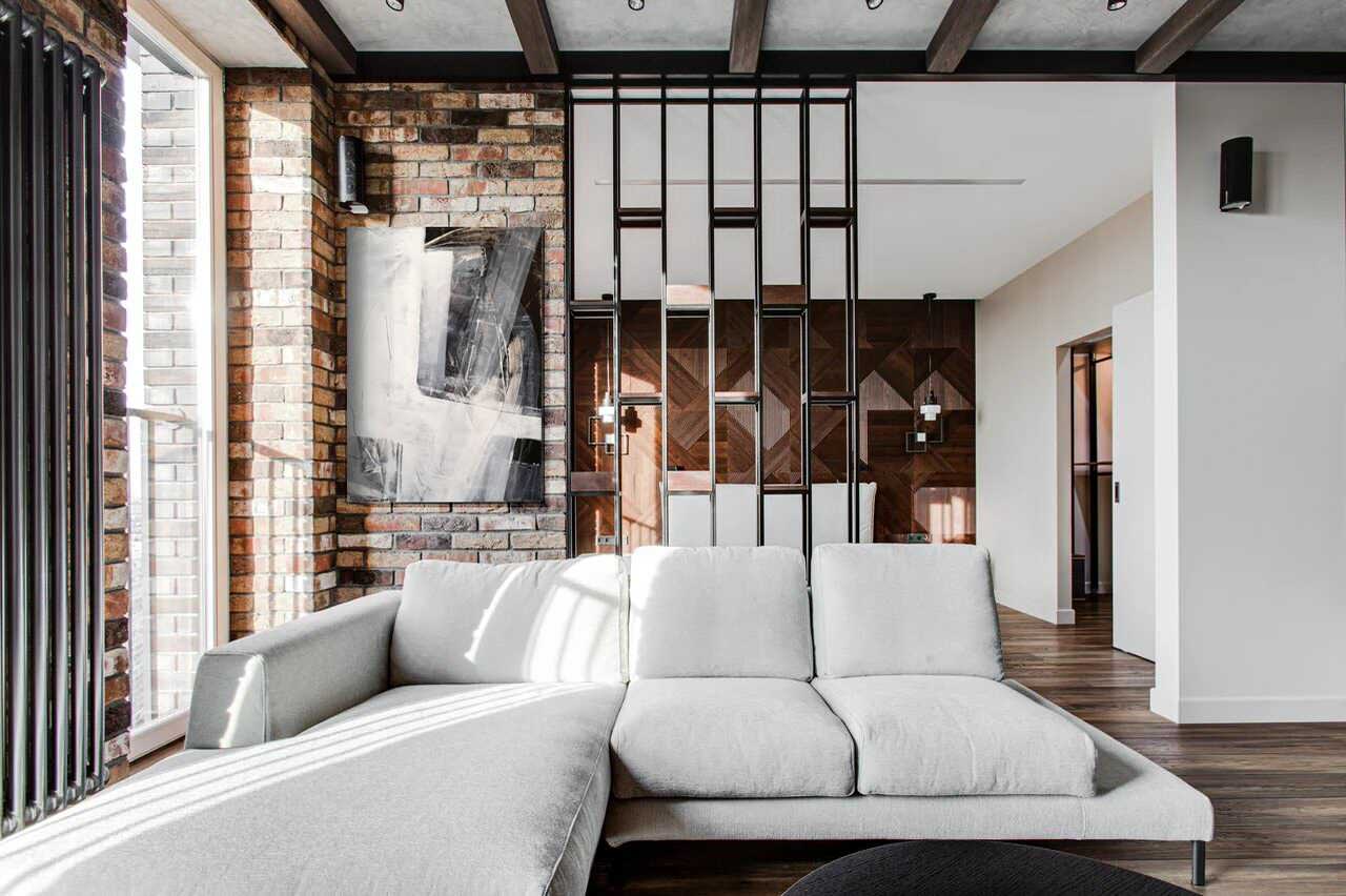 Дизайн интерьера однокомнатной квартиры в ЖК "Union Park"