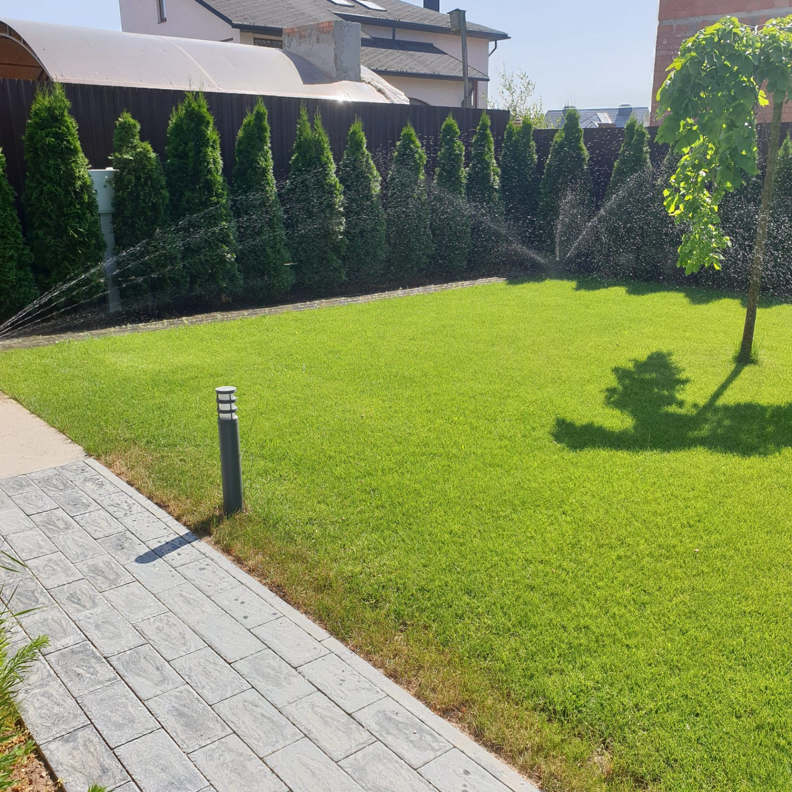 Автополив + газон