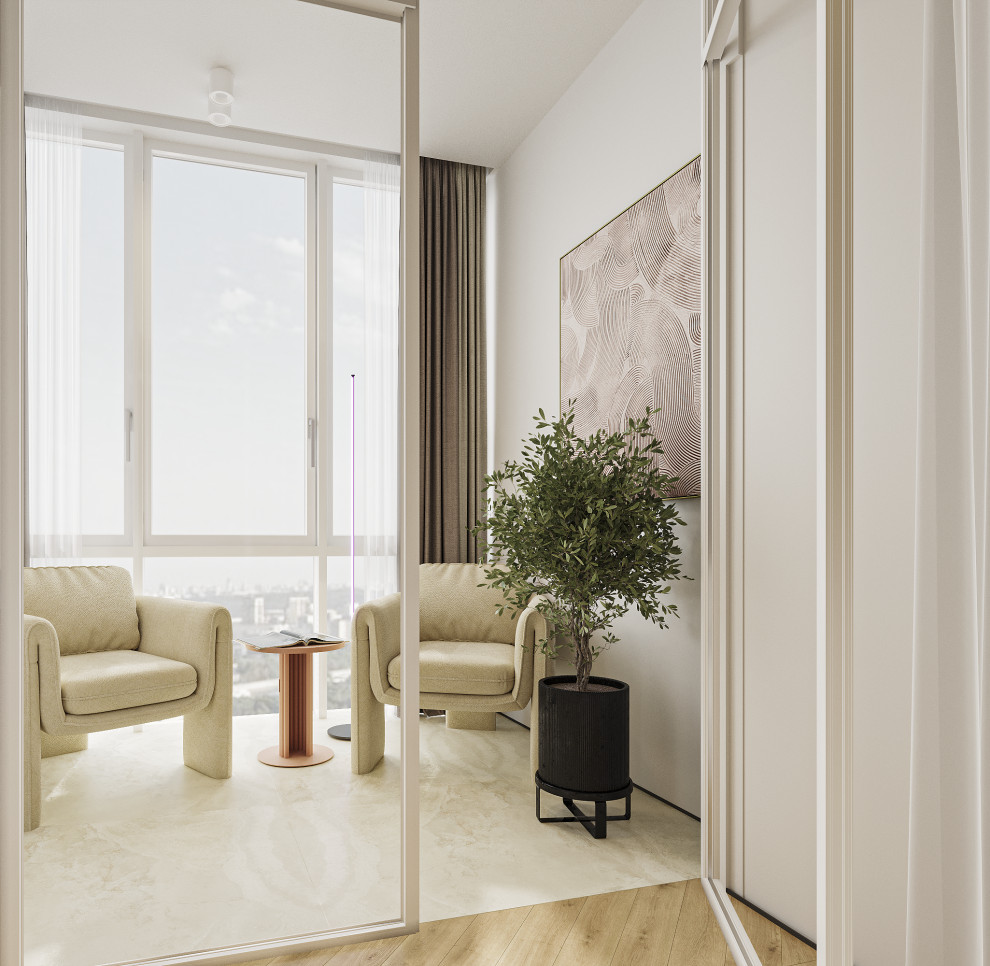 Дизайн-проект 1-комнатной квартиры Мегаполис-Парк