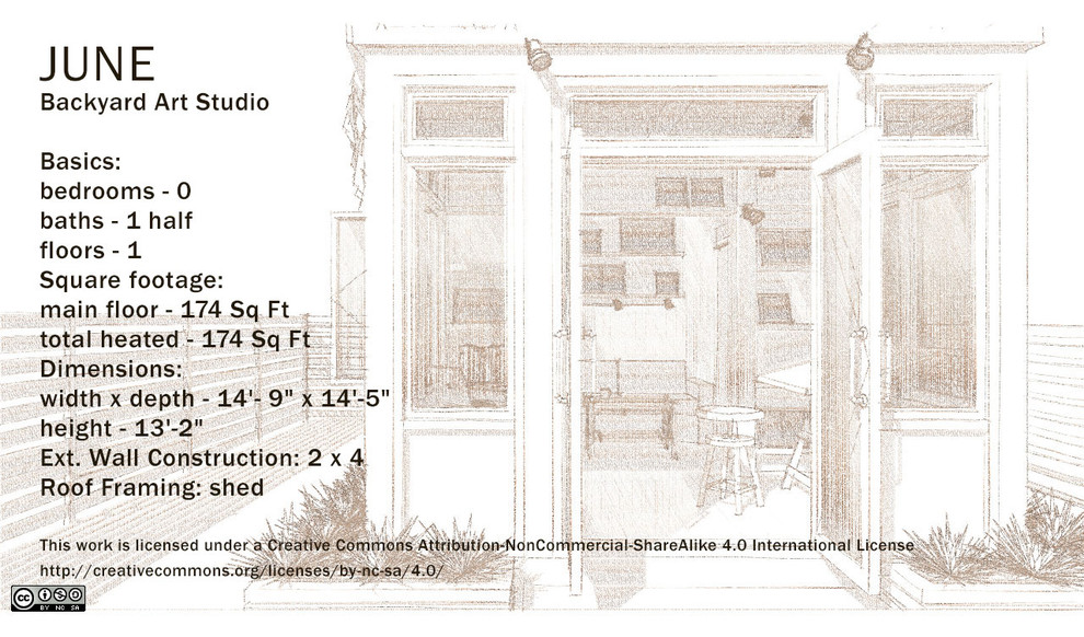 Backyard Art Studio June