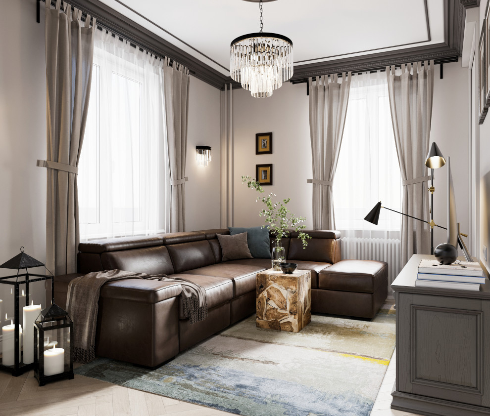 Элегантный интерьер в сталинке