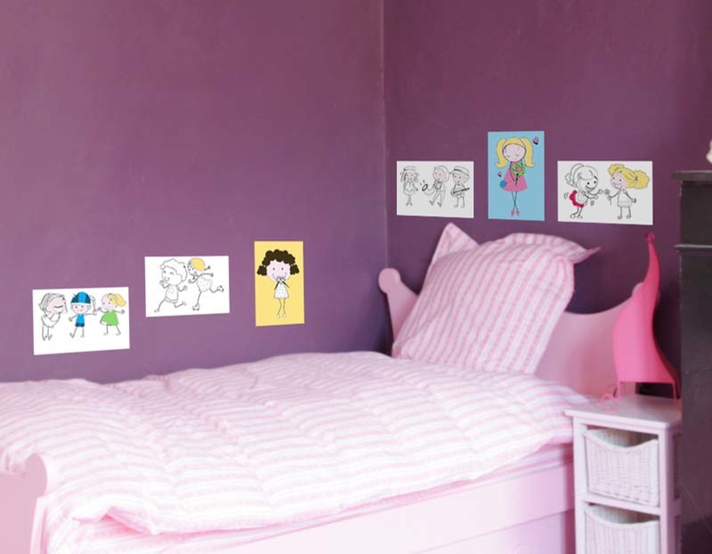 This is an example of a modern kids' room in Lille.