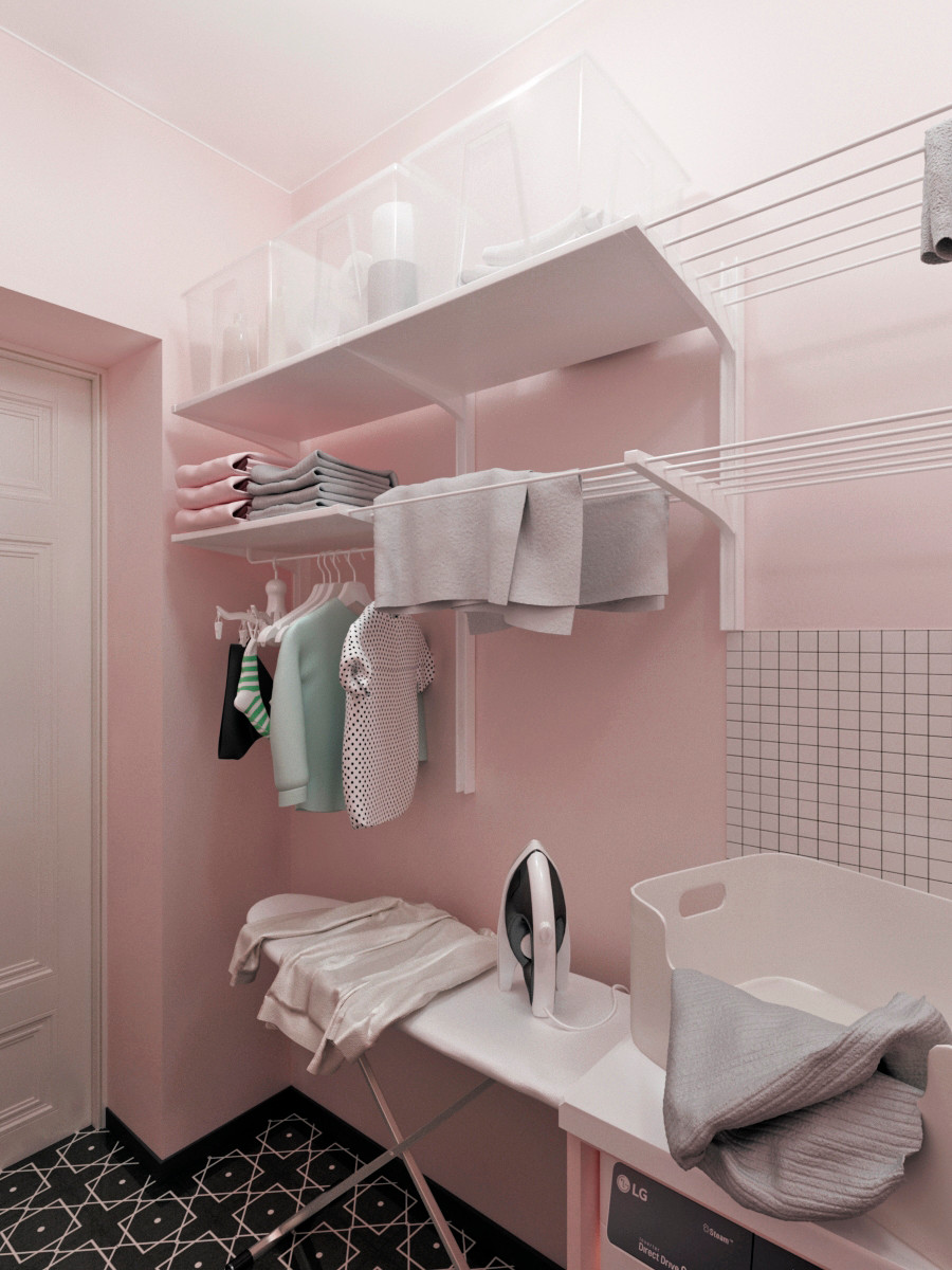 Минималистичная квартира с этническими акцентами в Нижнем Новгороде.