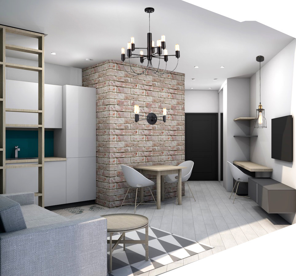 Студия в ЖК "Одинбург"