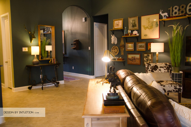 Rustic and Relaxed rustic-living-room