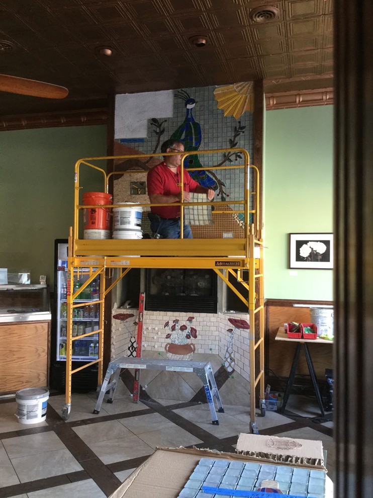 Creative projects installing upper mosaic
