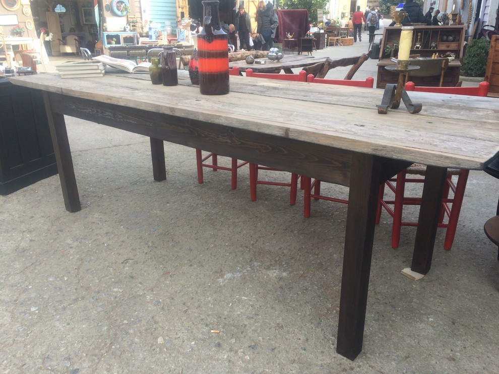 Fabricate a Large Dining Table Using Vintage, Reconstituted Wood