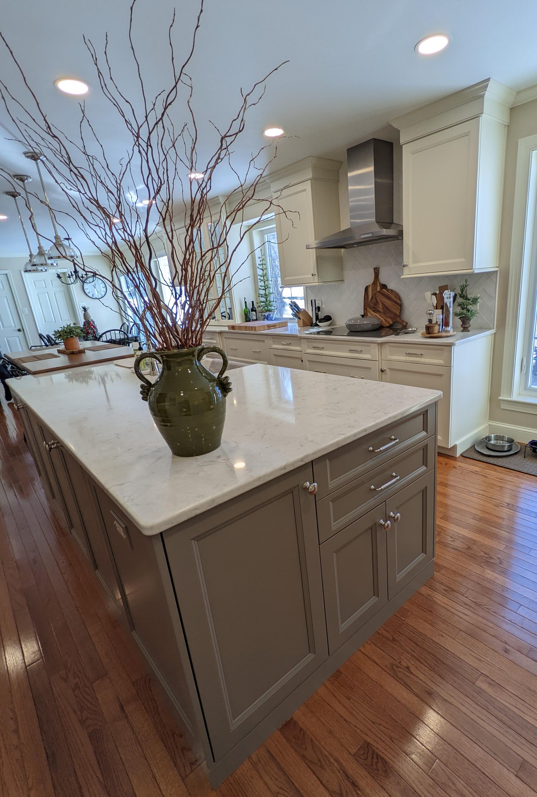 Mechanicsburg Kitchen, Painted and Stained Cabinetry in Harmony