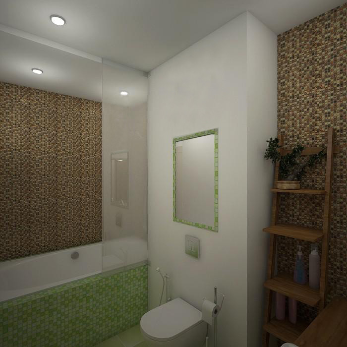 Ванна в эко стиле