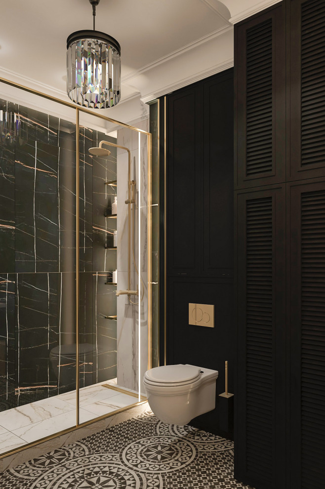 Интерьер мужского санузла . Таунхаус в КП "Образцово"