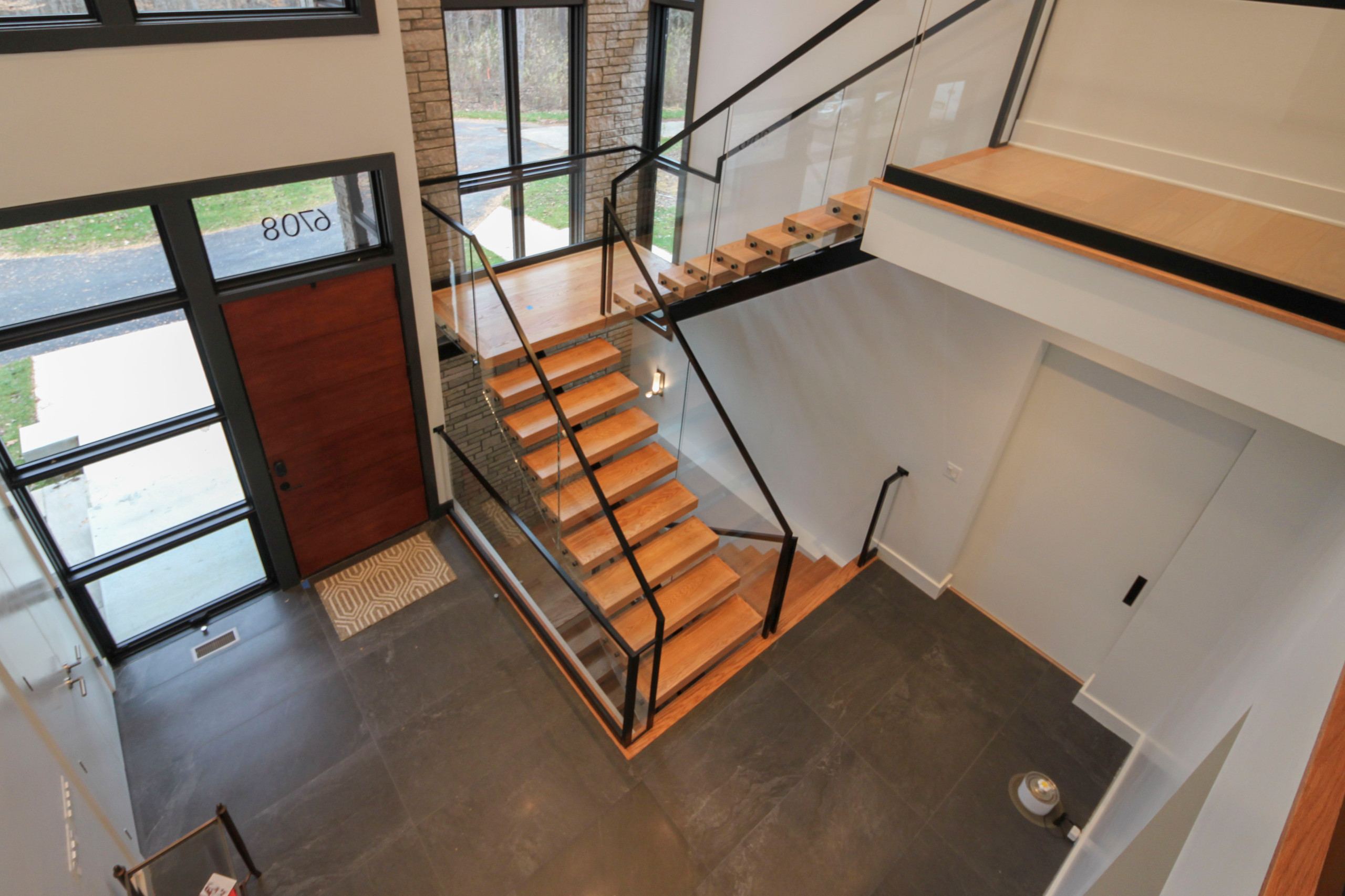 98_Sun Filled Modern Staircase Surrounded by Private Forest, Clifton VA 20124