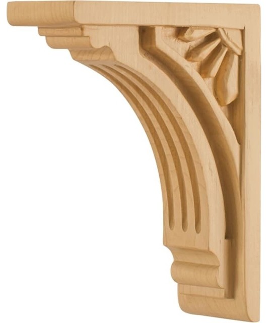 Hardware Resources Cor5 1 Corbel With Art Deco Styling 6 H X 2 W