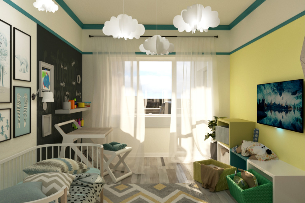 Дизайн детской комнаты в ЖК "Хан-Тенгри"