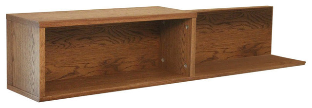 Olten Oiled Oak Wall Shelf