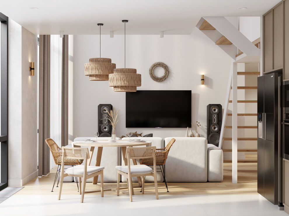 Двухуровневая квартира в стиле "ваби-саби". ЖК Событие