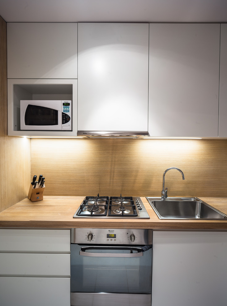 Exemple d'une cuisine moderne.