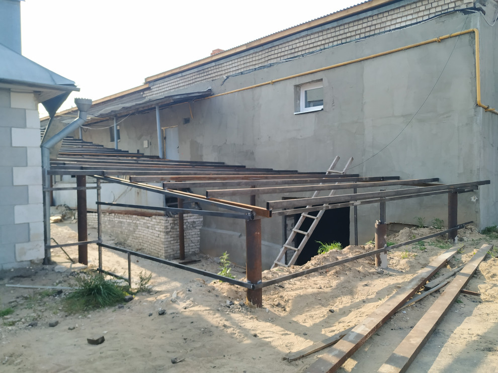 Конструкция под обшивку, навес.