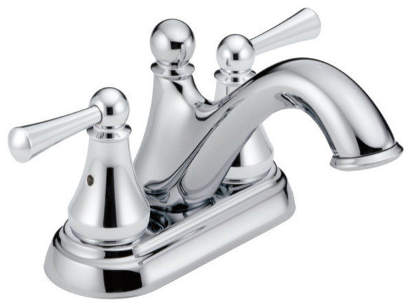 Delta Haywood Two Handle Centerset Bathroom Faucet Traditional Sink Faucets By The Stock Market Houzz - Delta Chrome 1 Handle 4 In Centerset Bathroom Sink Faucet