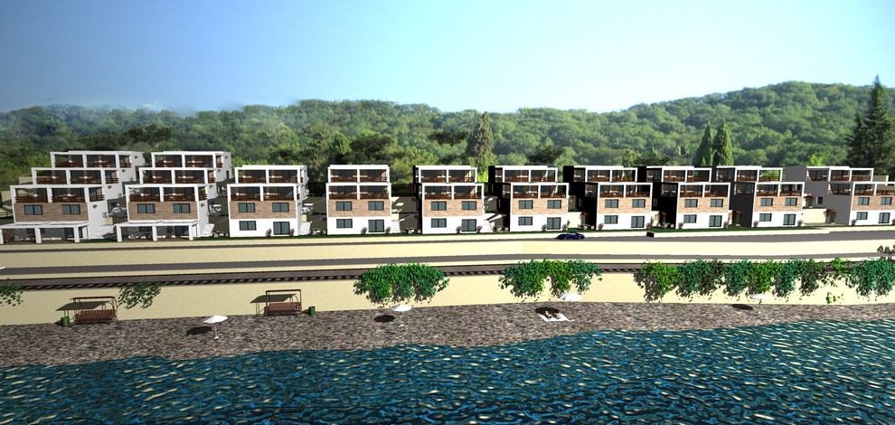 Котеджный поселок на берегу Черного моря