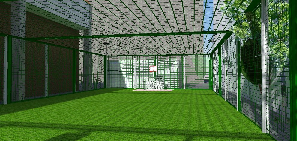 Проект спортивной футбольной площадки "Сириус" г. Томск