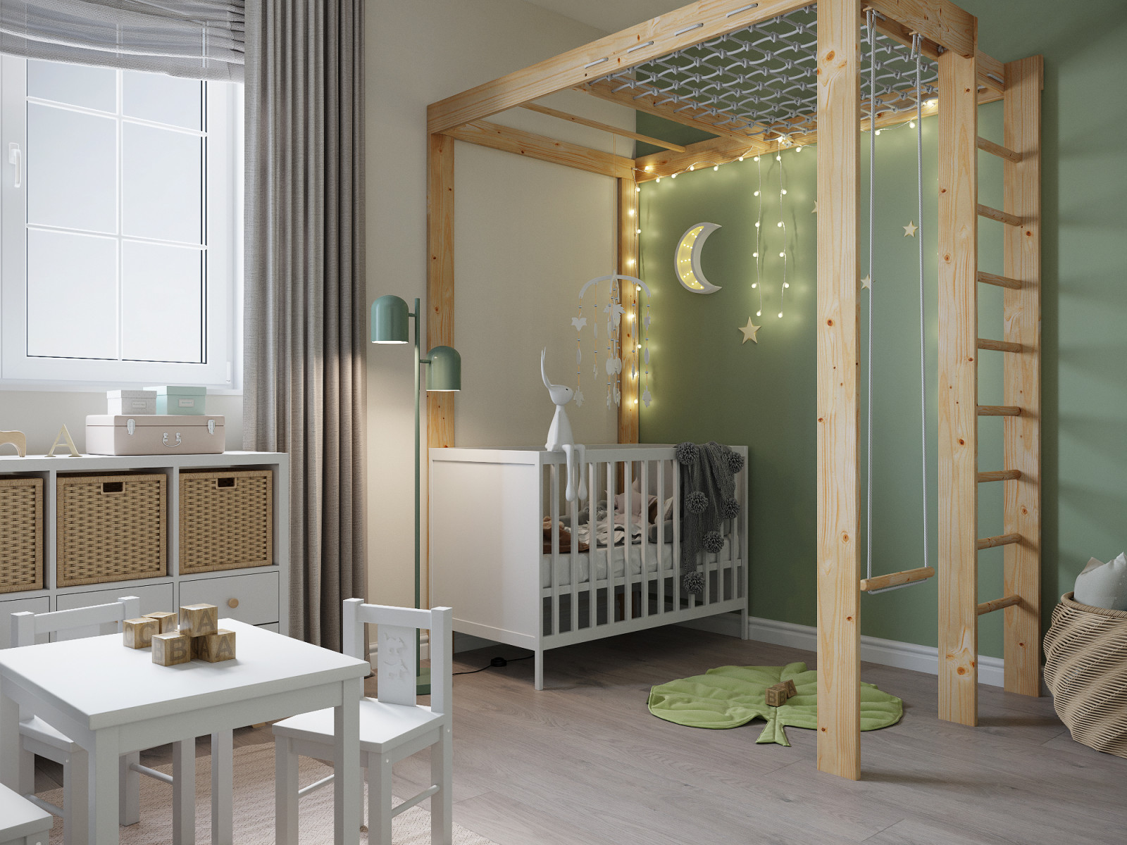 Комната для гостей и игр малыша