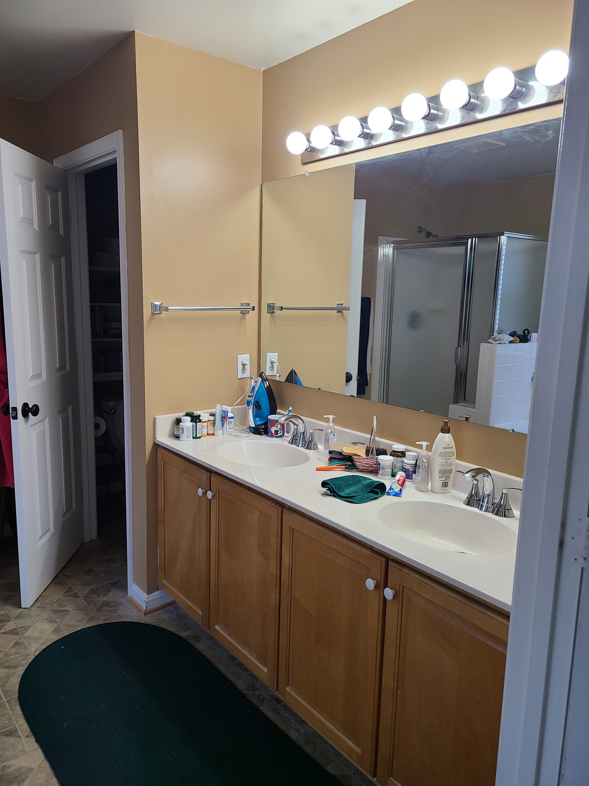 Dove Grey Contemporary Bathroom Remodel