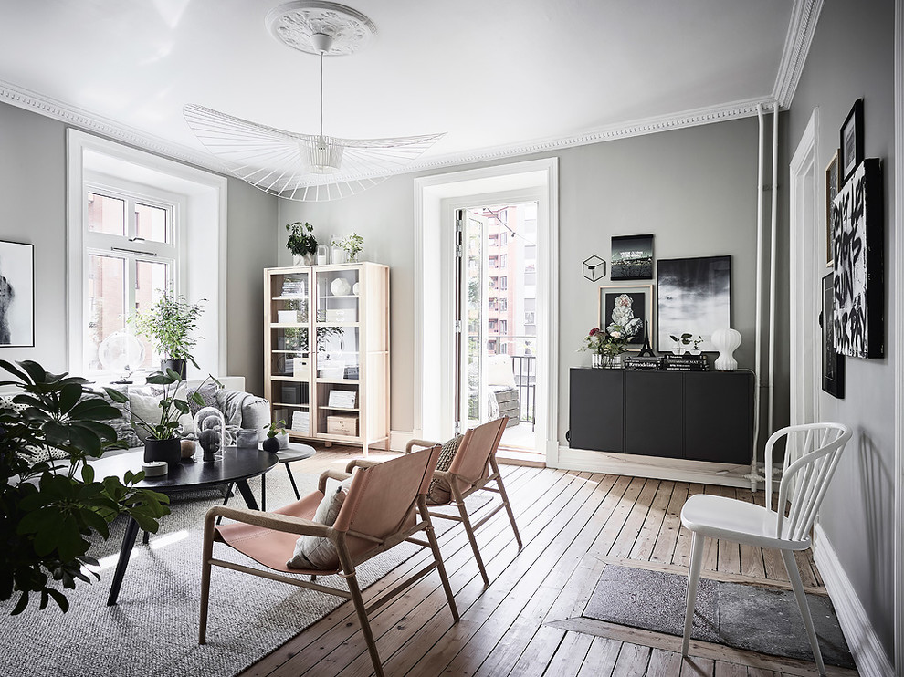 Traditional living room in Gothenburg.
