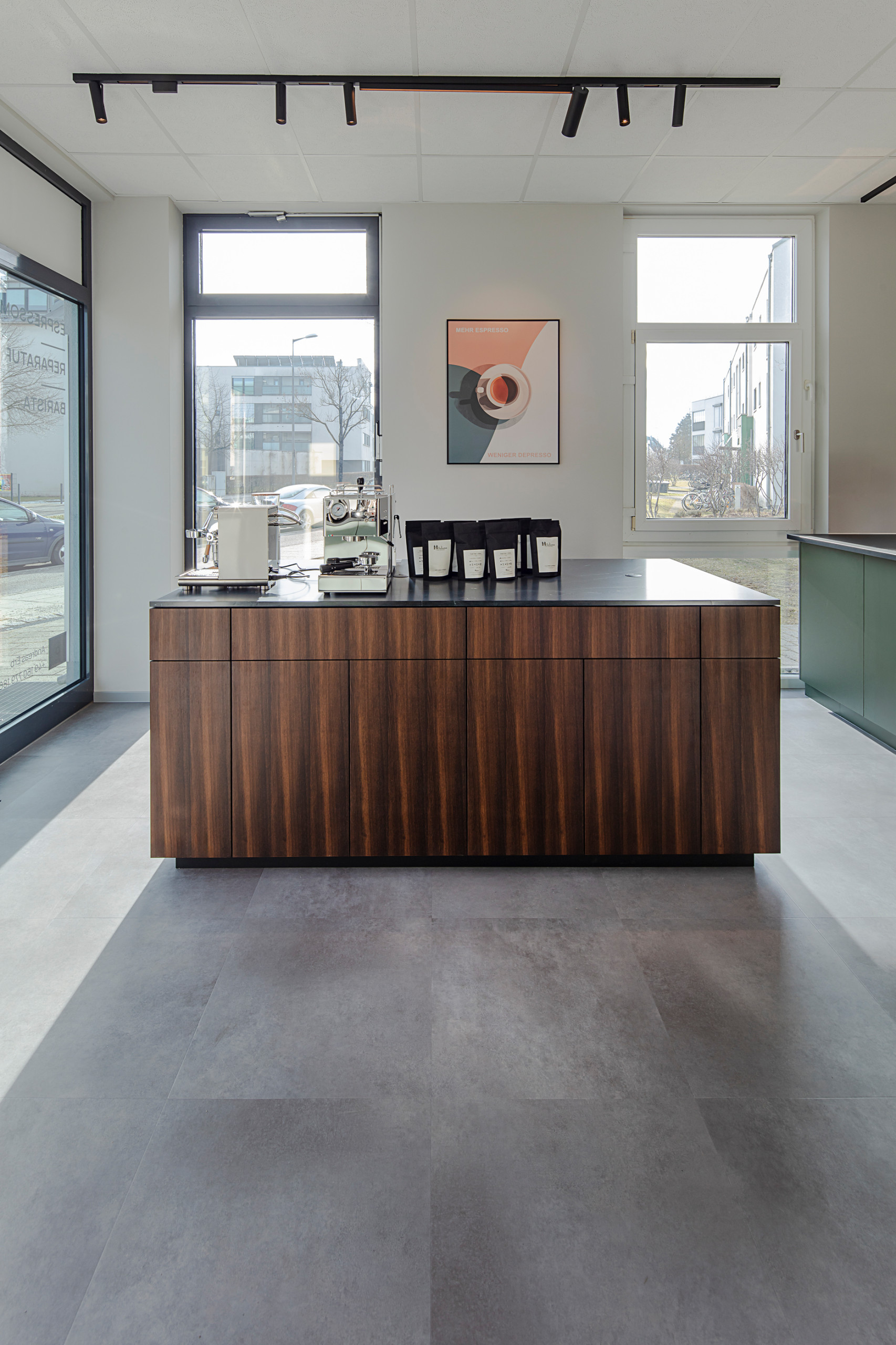 Showroom für Espressomaschinen & Barista in München