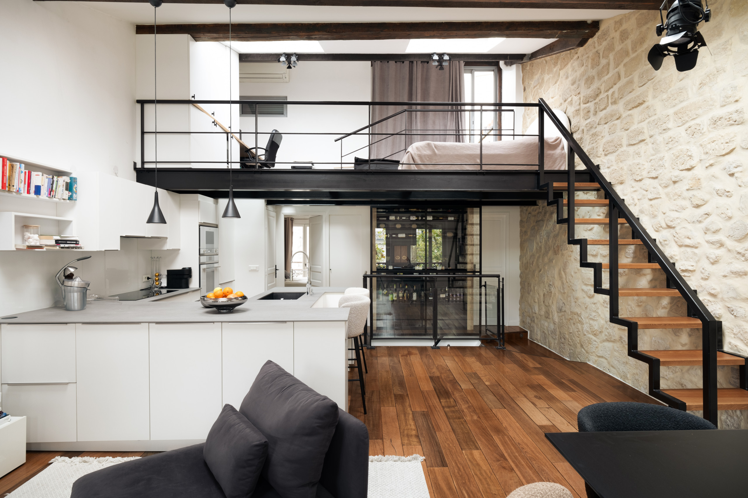 Ternes - Rénovation d'un loft en plein coeur de Paris