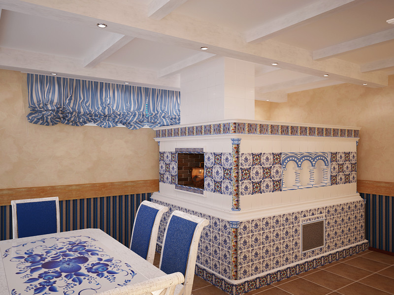 Русская печь в доме