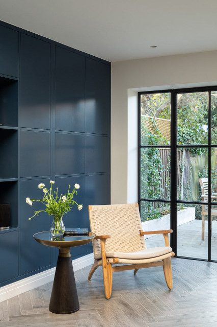 Chiswick House contemporary-vardagsrum