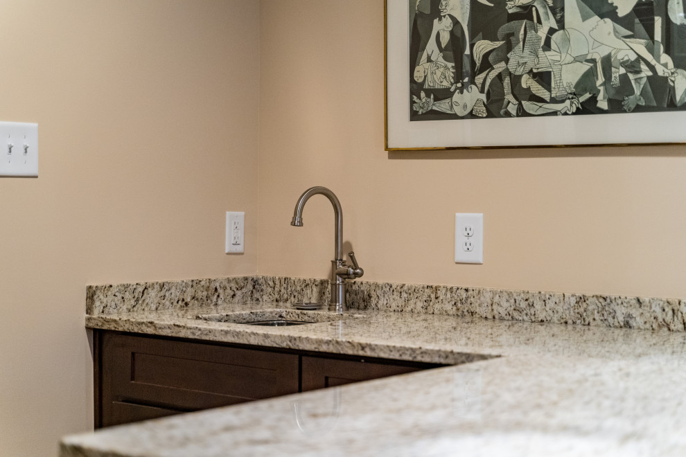 Inspiration for a transitional home design remodel in Raleigh