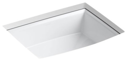 Kohler Archer Under-Mount Bathroom Sink, White