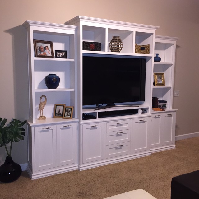 Myrtle Beach Wall Unit beach-style-living-room