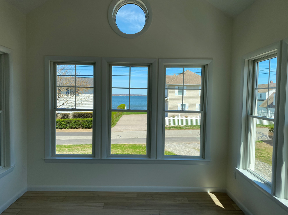 Window treatments for beach house with great views